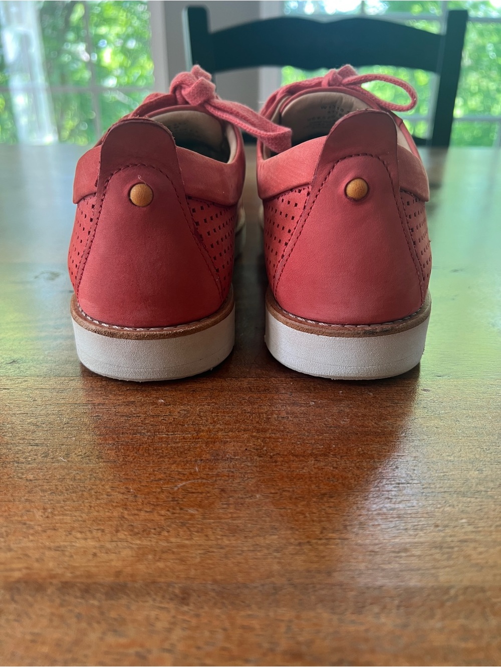 Samuel Hubbard Women's 8.5 M "SamSport Wanderer" Walking Shoe Coral Nubuck 0463 - Picture 3 of 10